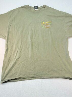 Harley-Davidson Dublin Ireland T-Shirt Shamrock Graphic Tee 3XL